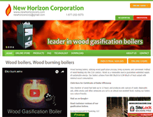 Tablet Screenshot of newhorizoncorp.com